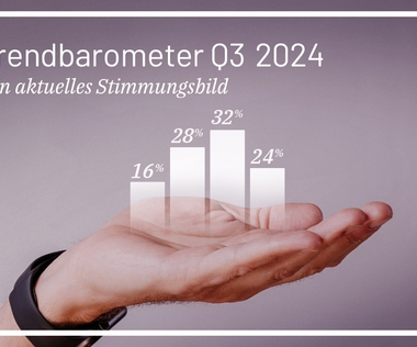 Laut di-Trendbarometer für Q3 2024 hat die Auslastung stark abgenommen.
