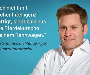 Boris Eckstein in an interview: How companies use artificial intelligence.