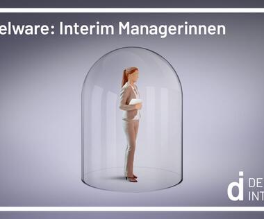 The graphic makes it clear: female interim managers are in short supply