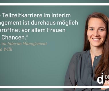 Kristina Willi sees many opportunities for young female interim managers.