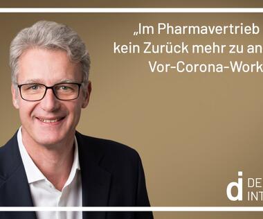 The picture shows the interim manager specializing in pharmaceutical marketing.