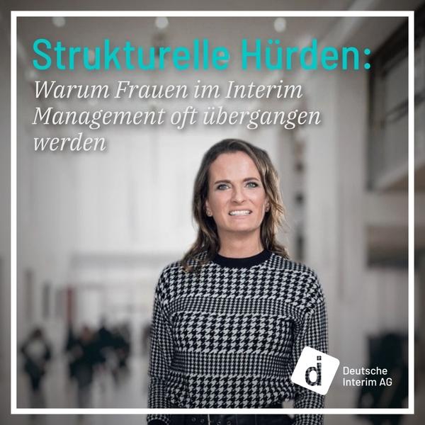 Das Bild zeigt eine Interim Managerin.