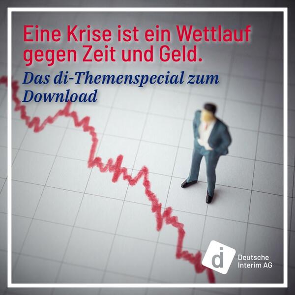 Symbolbild für "Eine Krise ist ein Wettlauf gegen Zeit und Geld"