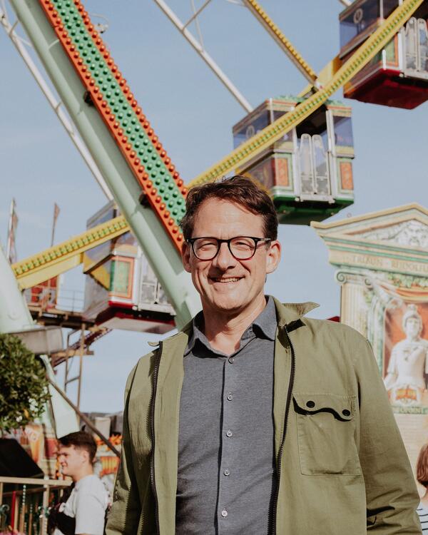 Tilo Ferrari auf dem Wurstmarkt in Bad Dürkheim