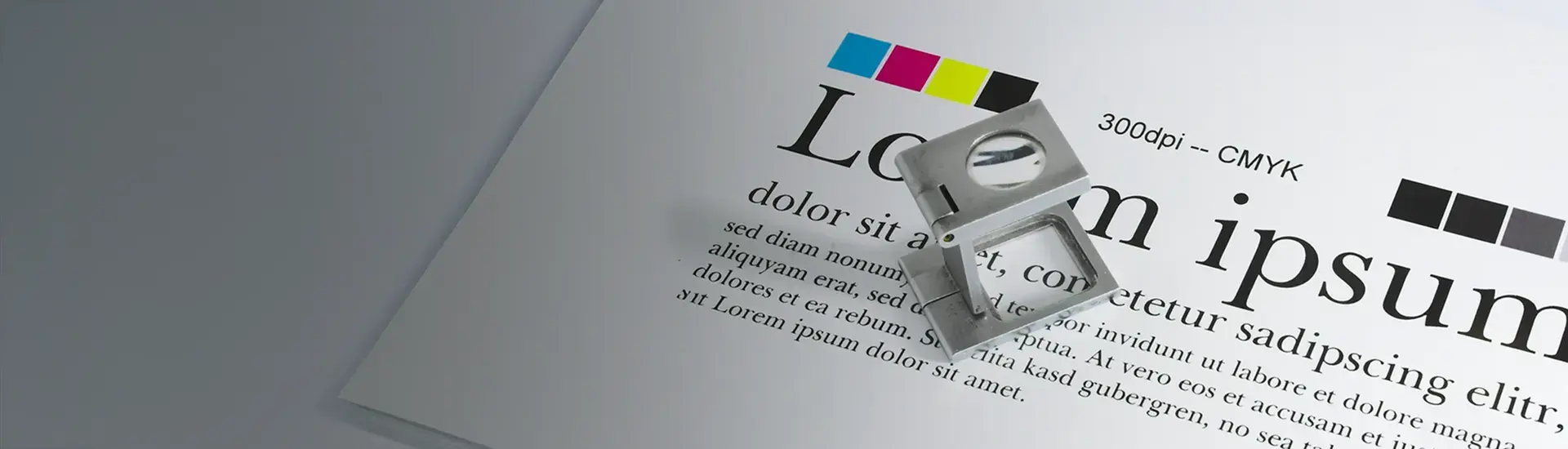 Interim Management Marketing & Advertising: The picture shows a print proof.