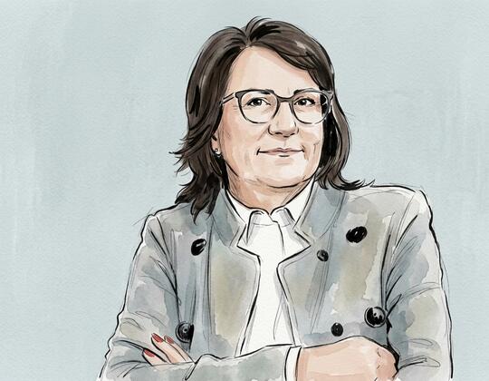 Eine Spezialistin für die Textil- und Bekleidungsindustrie.