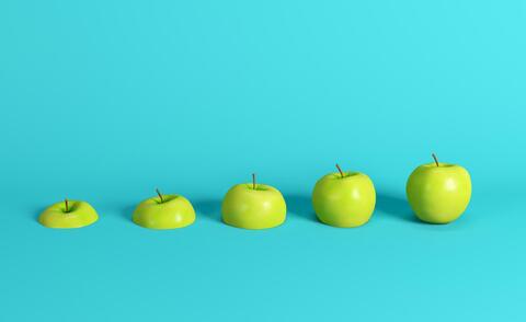A symbolic image for increasing earnings through a profitable price and discount system.