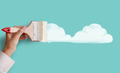 A symbolic image for a marketing cloud solution.
