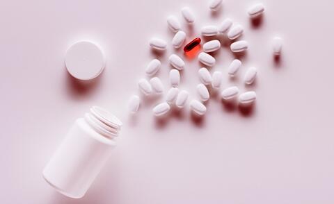 Symbolic image of job cuts after outsourcing in a German pharmaceutical company
