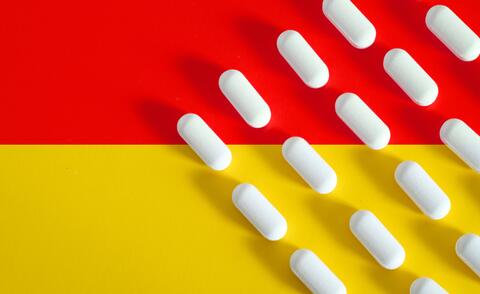 A symbolic image for pharmaceutical sales.