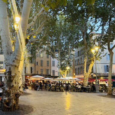 Abend in Aix-en-Provence